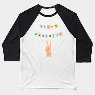 2 two birthday Baseball T-Shirt